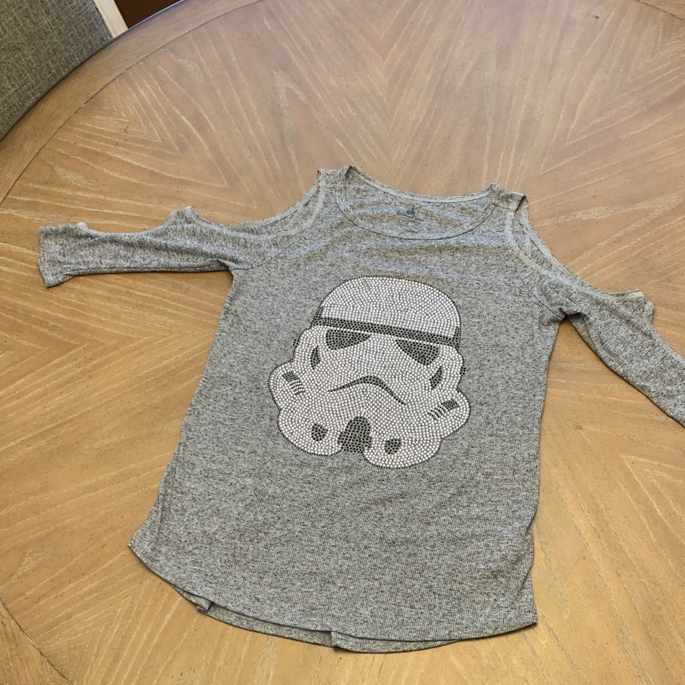 Disney Gray Stormtrooper Long Sleeve Tee